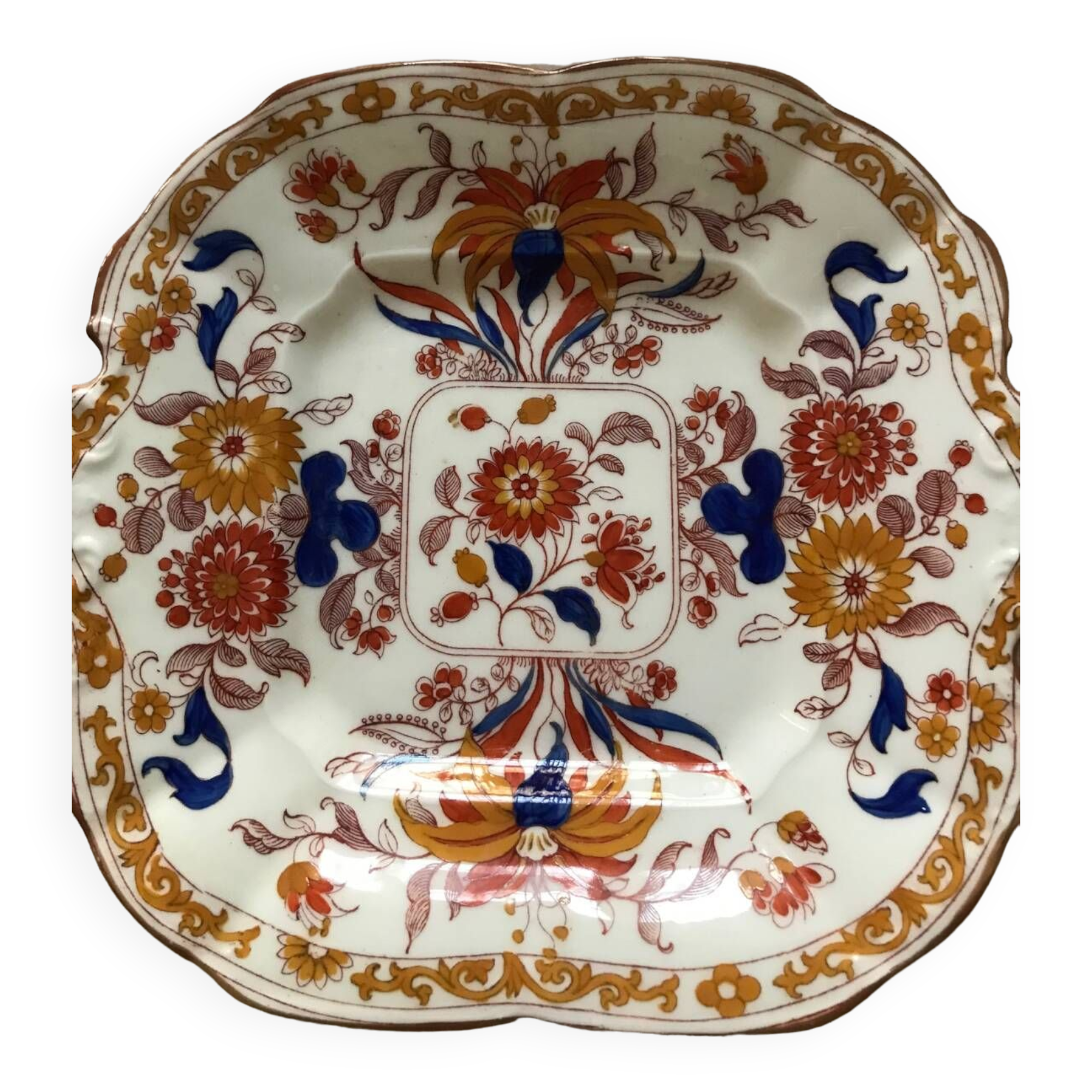 Plat en porcelaine anglaise Minton