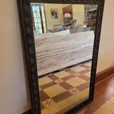 Old carved wood mirror