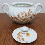 Limoges earthenware sugar bowl