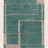 Tapis beni ouarine fait main traditionnel 250cmx150cm