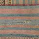 Tapis Kilim fait main rouge clair bleu 5x7 158x247 cm