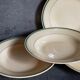 Four plates l'Amandinoise de Saint-Amand ancient