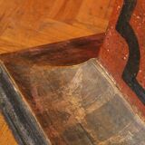 19th Century Italian Faux Marble Lacquer Architectural Pedestals or Columns, Set of 2