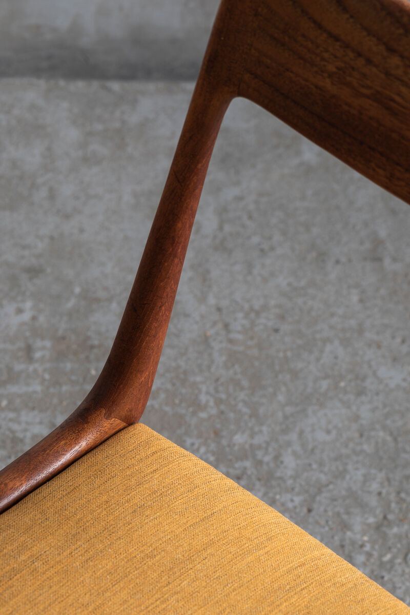 Set of 4 boomerang dining chairs by Alfred Christensen, Denmark 1960