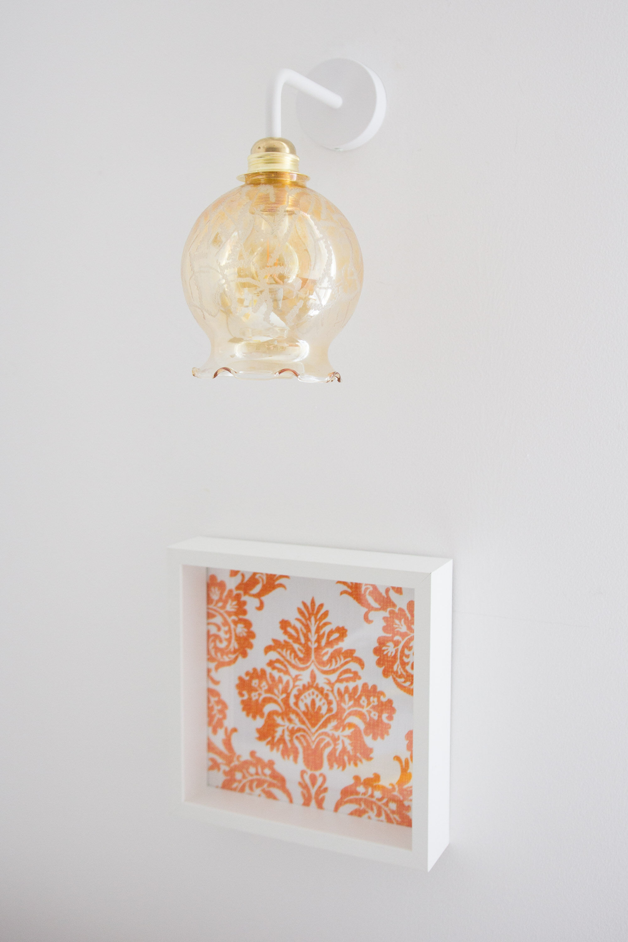 Pair of Yugochic wall vintage lamps