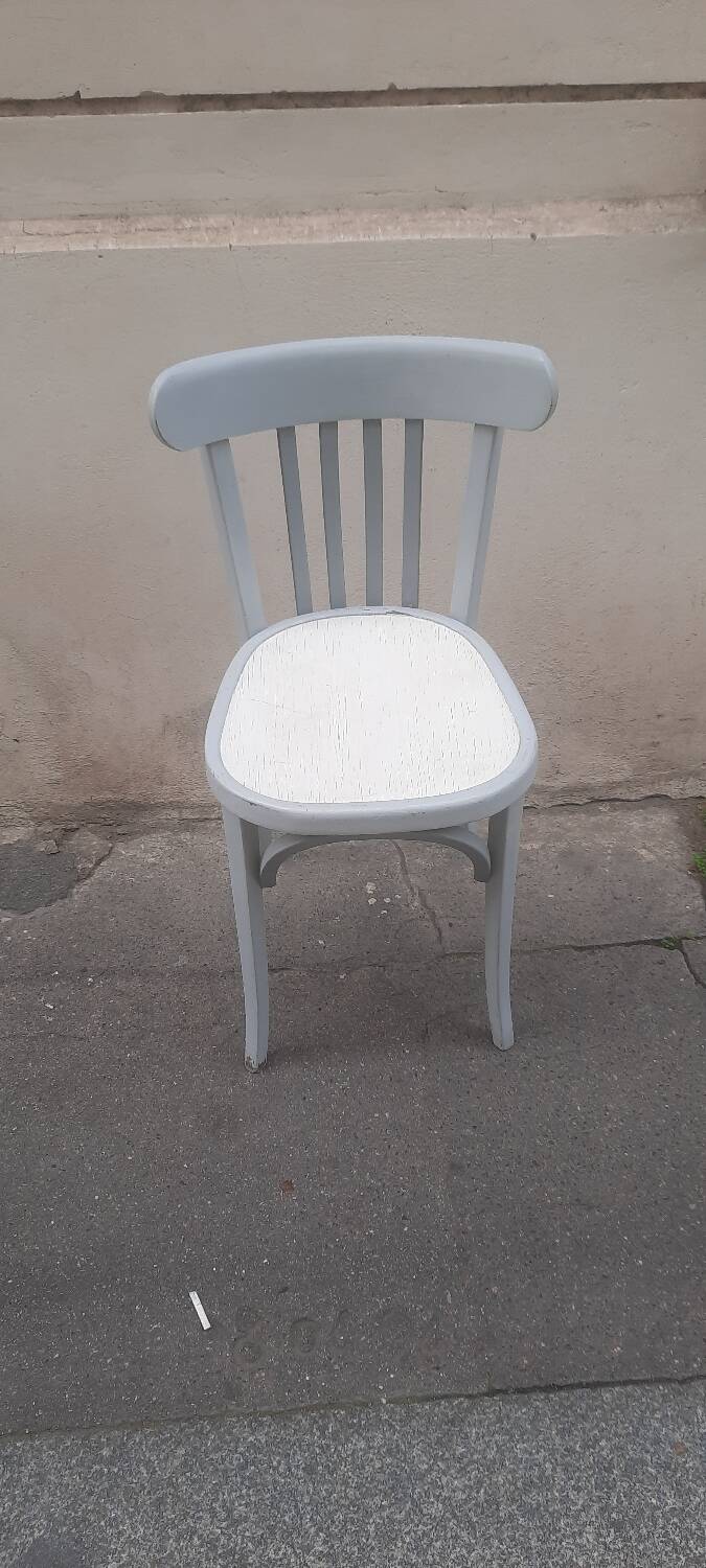 Painted wooden bistro chair