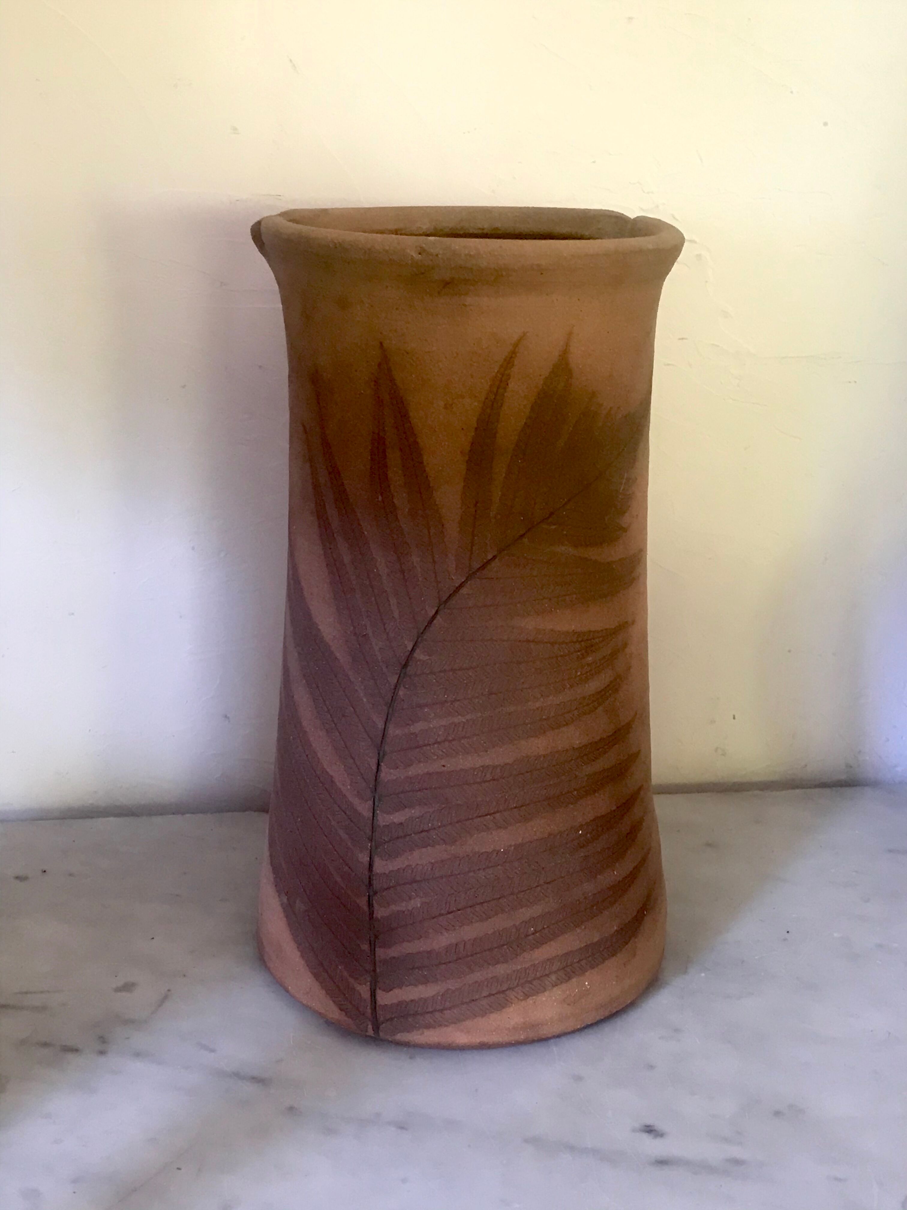 Vintage terracotta vase