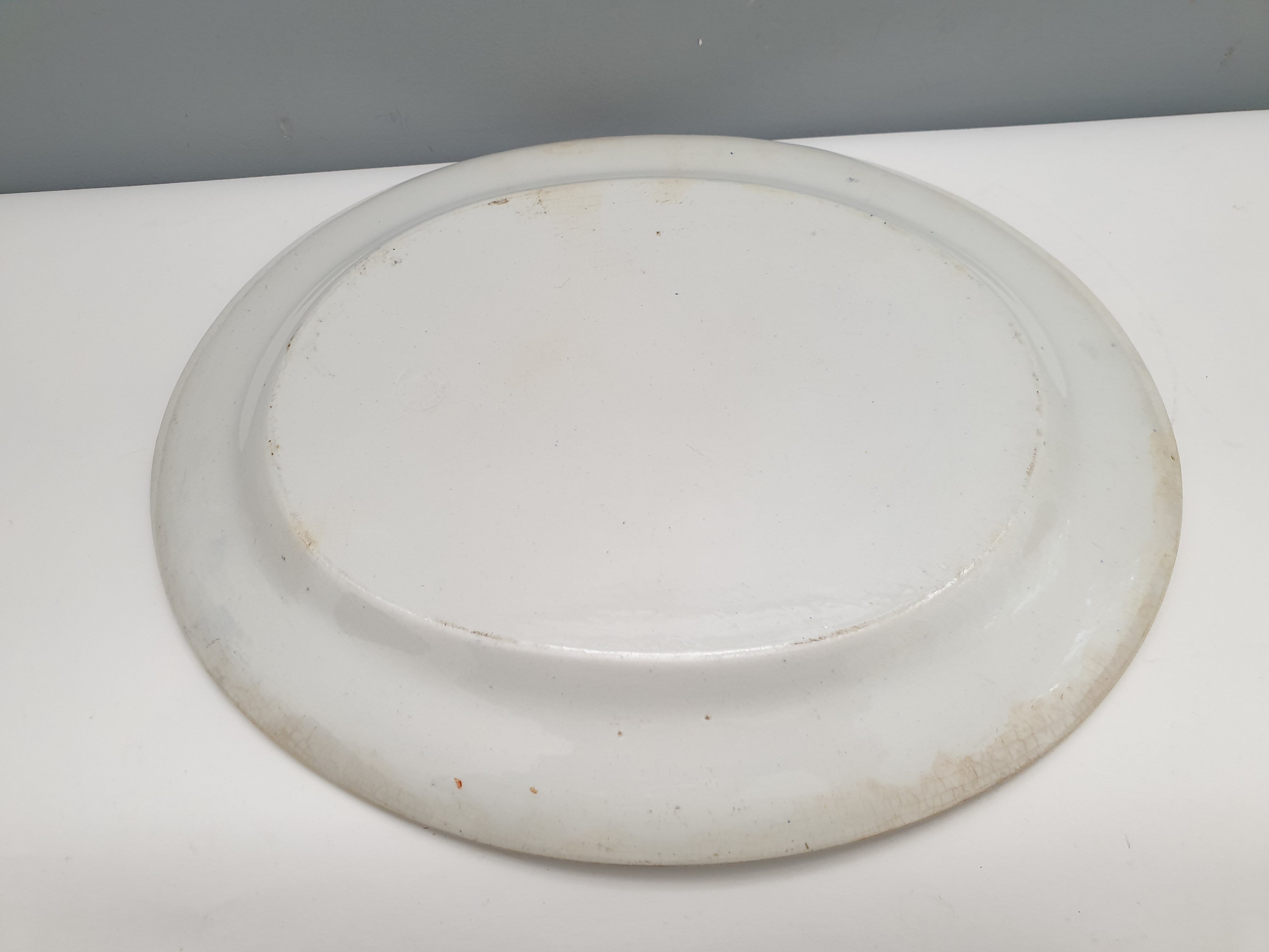 vintage oval dish in English earthenware