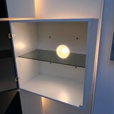 Mid-Century Modern backlight wall modular system by Acerbis. Italy 1970s