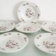 Set of 6 "Bird of Paradise" soup plates from Sarreguemines