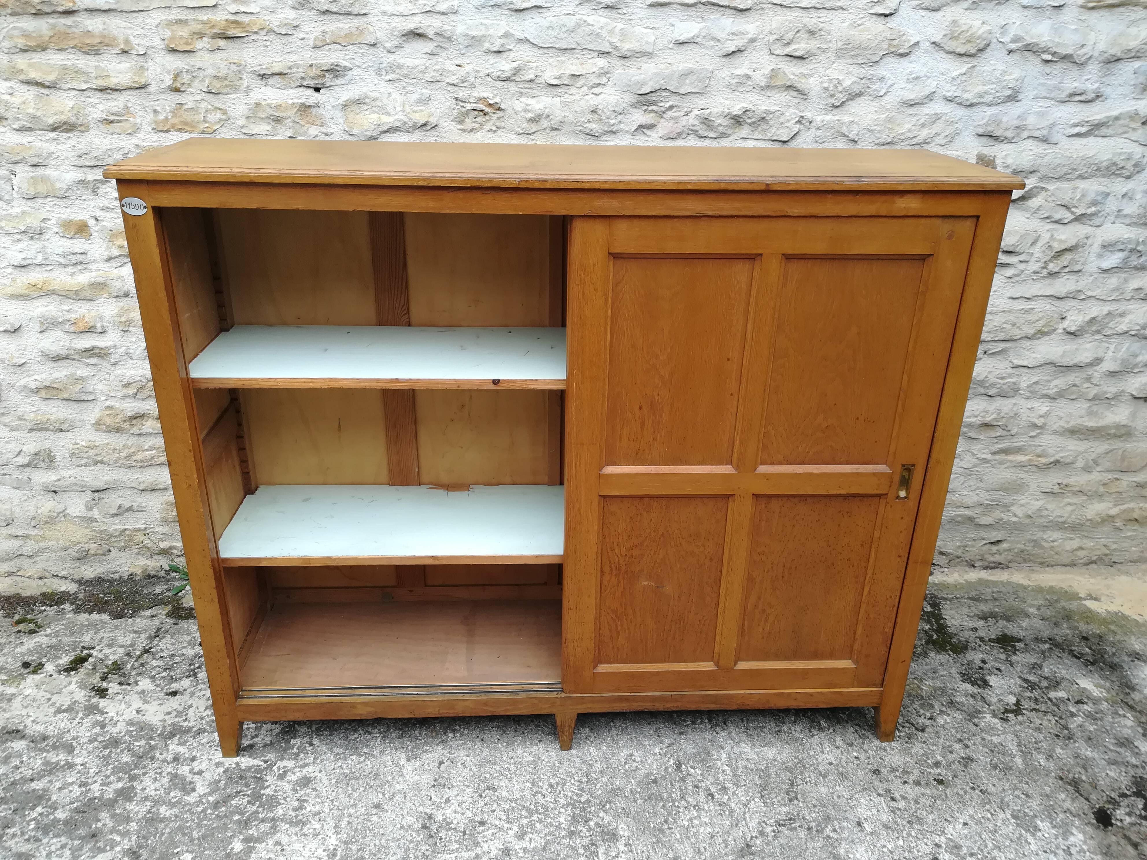 Furniture has two sliding doors