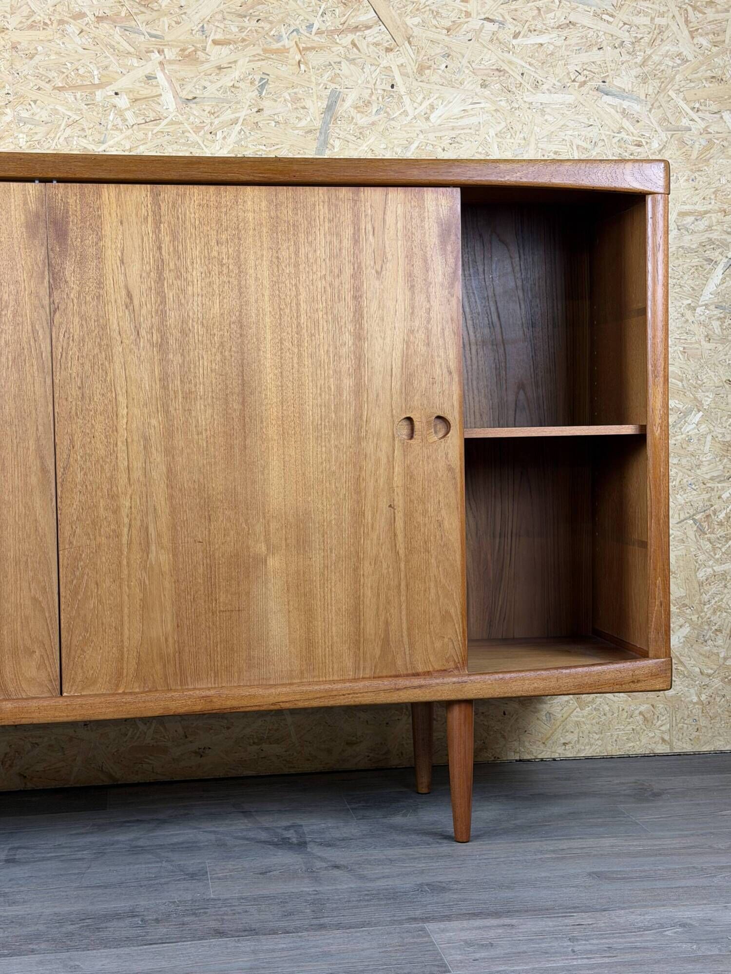 1960s 1970s Teak Sideboard Highboard by H.W. Klein for Bramin Denmark