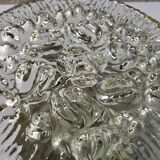 Vintage molded glass ceiling lamp
