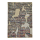 Handwoven Turkish Recycled Boho Rug 223 cm x 311 cm