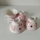 Set of 4 Henriot Quimper cups
