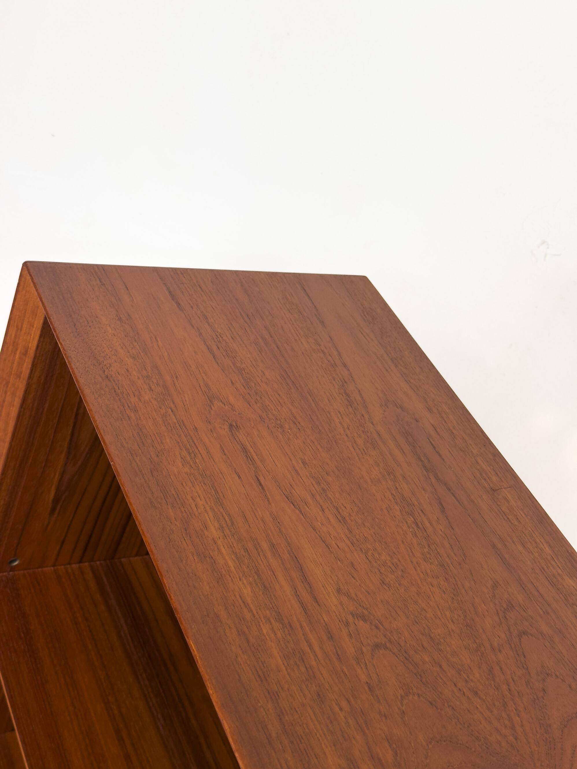 Vintage Danish Teak Bookcase by Chr. Linneberg, 1960s