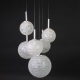 Grand cascading chandelier in Murano glass by Doria, Germany, 1970s.