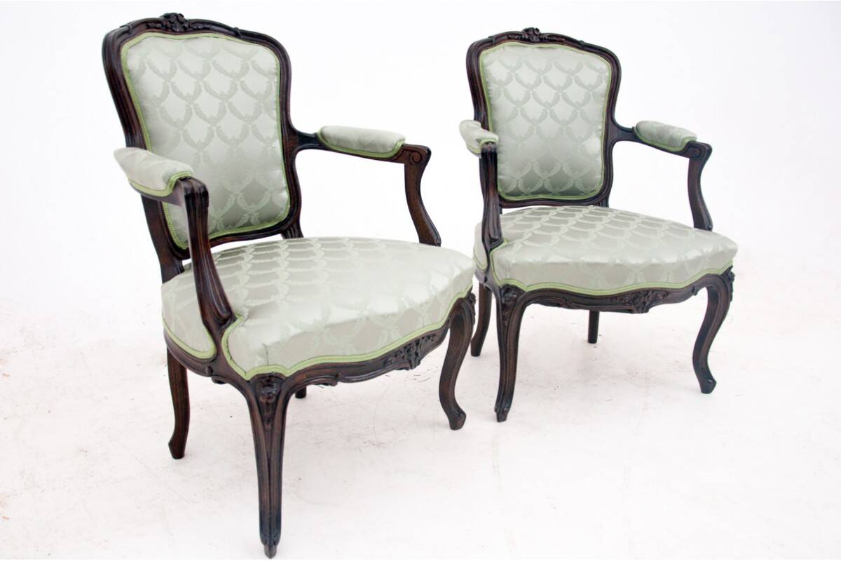 Pair of armchairs, France, circa 1870.