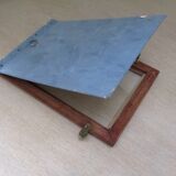 Old wooden wall photo frame