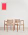 Ensemble de 2 fauteuils danois Niels O. Møller 65, design du XXe siècle