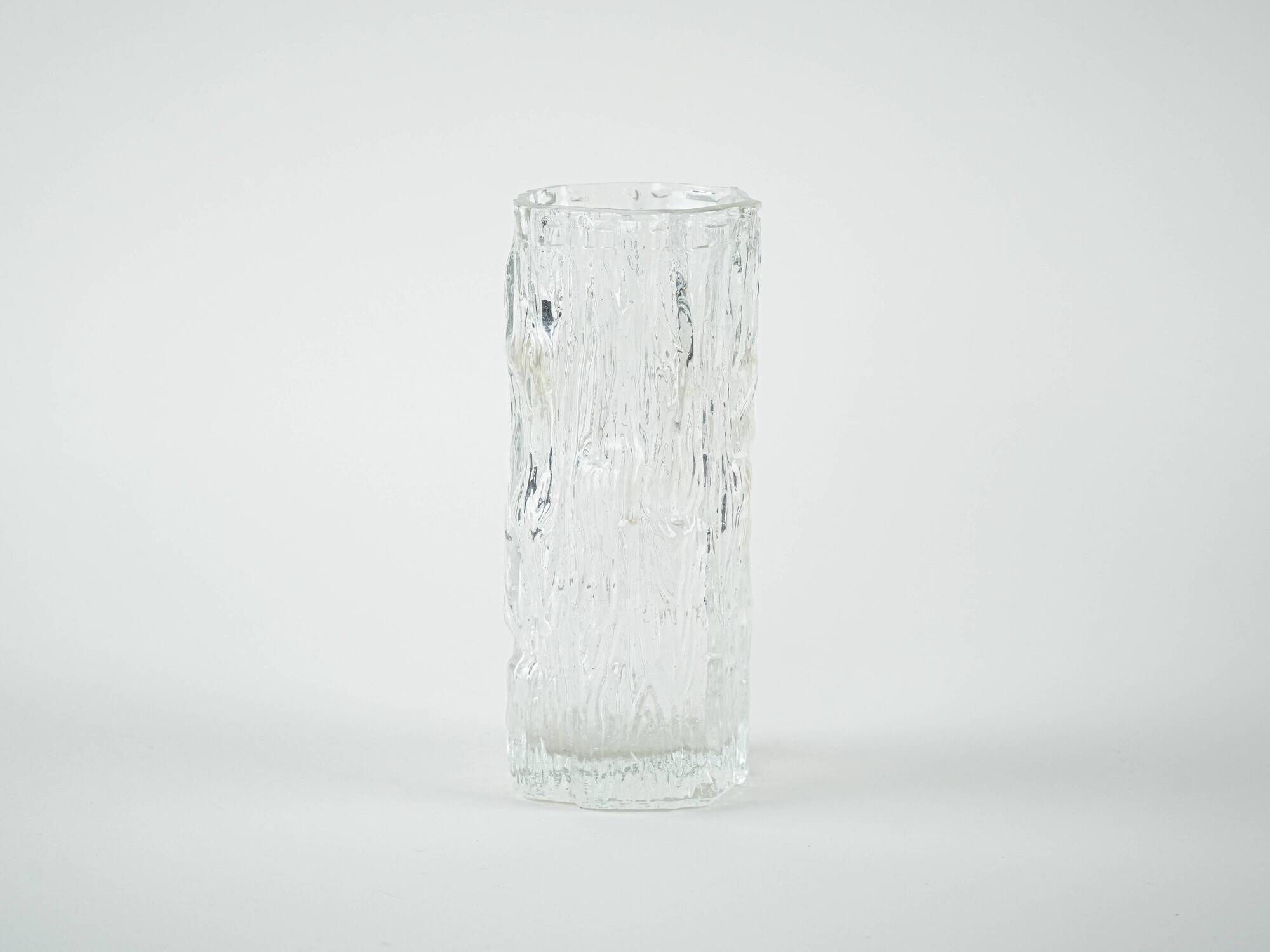 Avena glass vase, Finnish design, 1960s, designer: Tapio Wirkkala, manufact