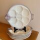 Fish-shaped oyster plates West Germany