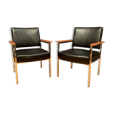 A pair of armchairs from the 1960s