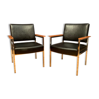 A pair of armchairs from the 1960s