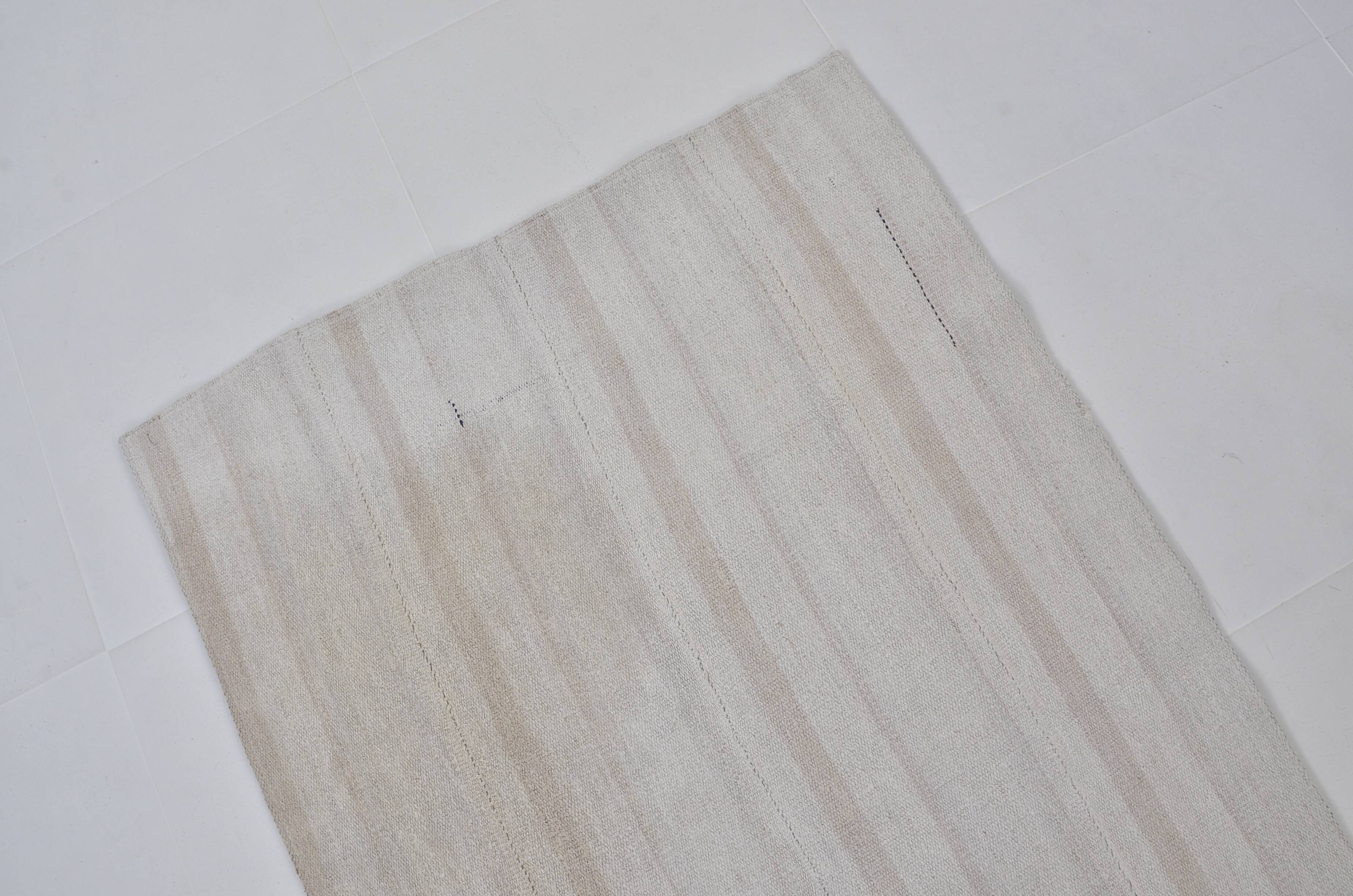 Vintage Hemp Anatolian Kilim sku3812