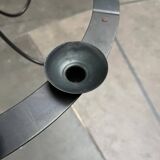 Vintage wrought iron candlestick chandelier by Ehlén Johansson for Ikea, 1990s.