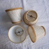 Set of cloth lampshades, with pliers