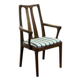 70s teak armchair