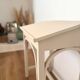 Antique school desk with inkwell