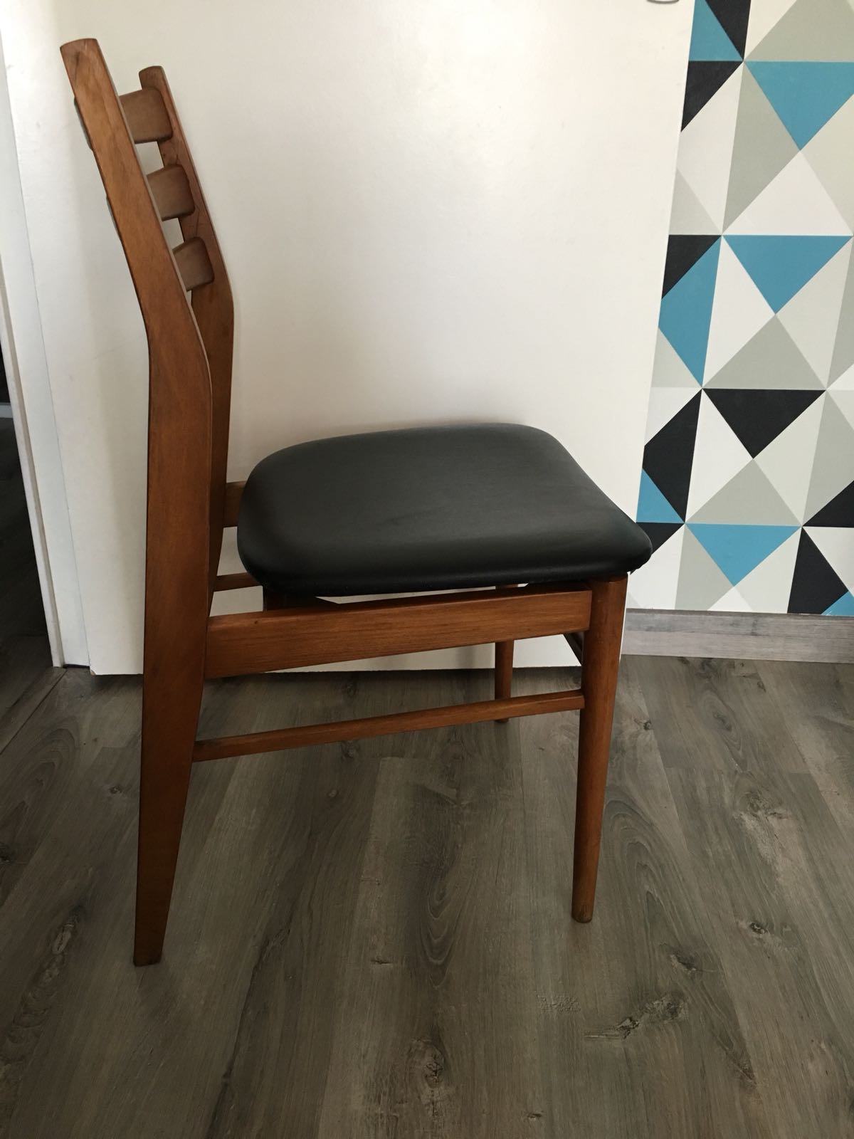 Set de 4 chaises scandinave vintage 1960