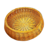 Round wicker flat basket