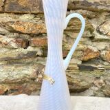 Opaline blown glass vase, Tuscany, Italy, 1960s-70s