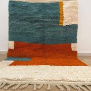 Tapis en laine naturelle fait main taille 150 x 250 cm