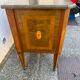 Louis XVI style commode in marquetry, 20th century – Marble top