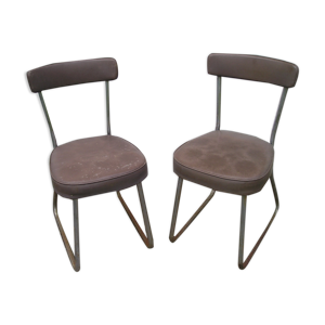 Paire de chaises roneo