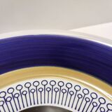 Lacquered Ceramic Dessert Plate by Antonia Campi for Richard Ginori, Italy
