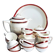 1920s coffee service Céranord from Saint-Amand, 24 pieces.
