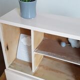 Vintage powder pink medicine cabinet