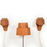 Lampadaire et appliques par Hans Agne Jacobsson Début des années 1960