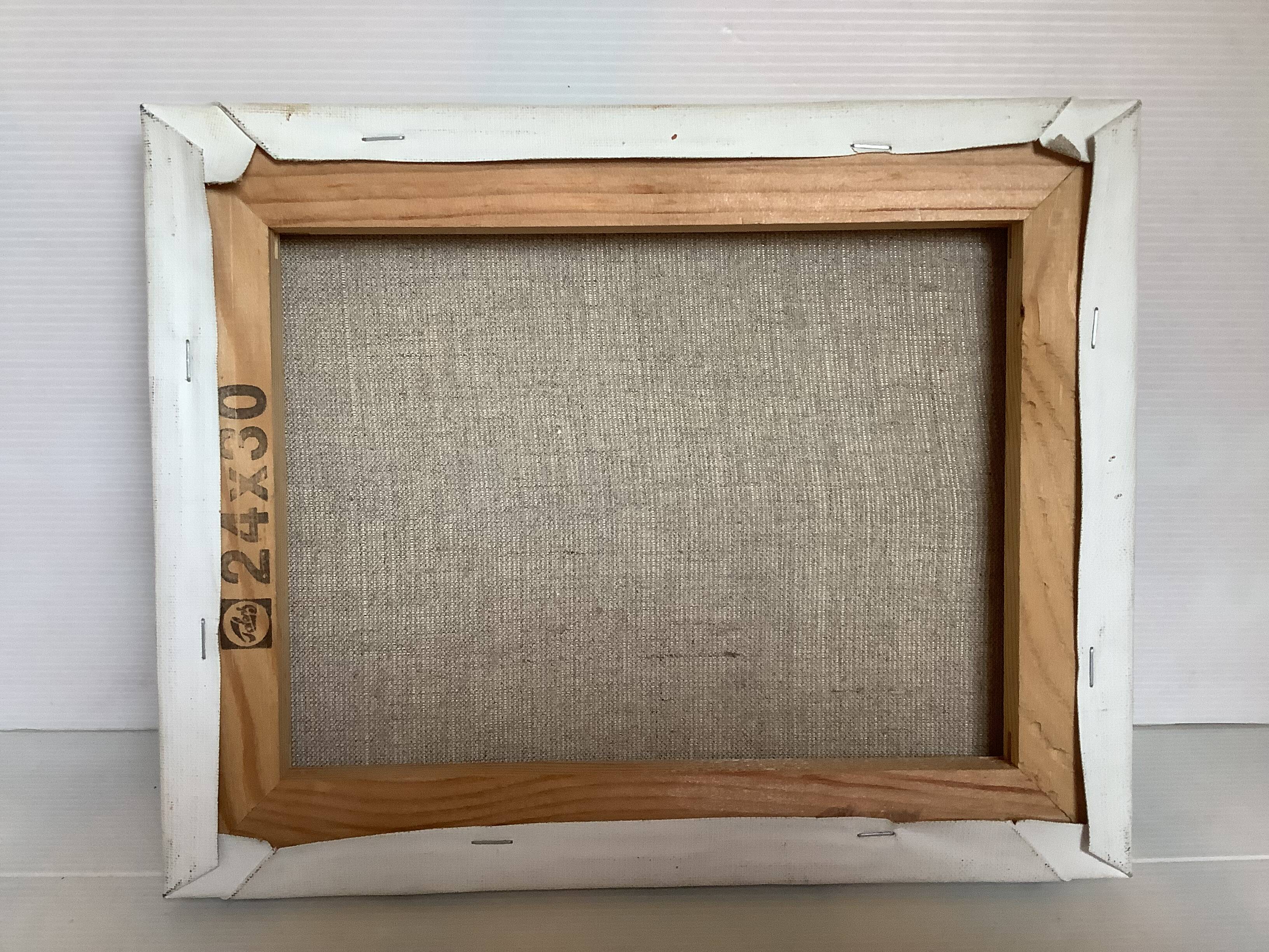 Tableau fleurs huile sur toile signée