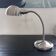 Lampe de bureau métal argent