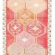 Tapis de couloir rose pâle 3x10, tapis de couloir Orientel pastel, 95x294 cm
