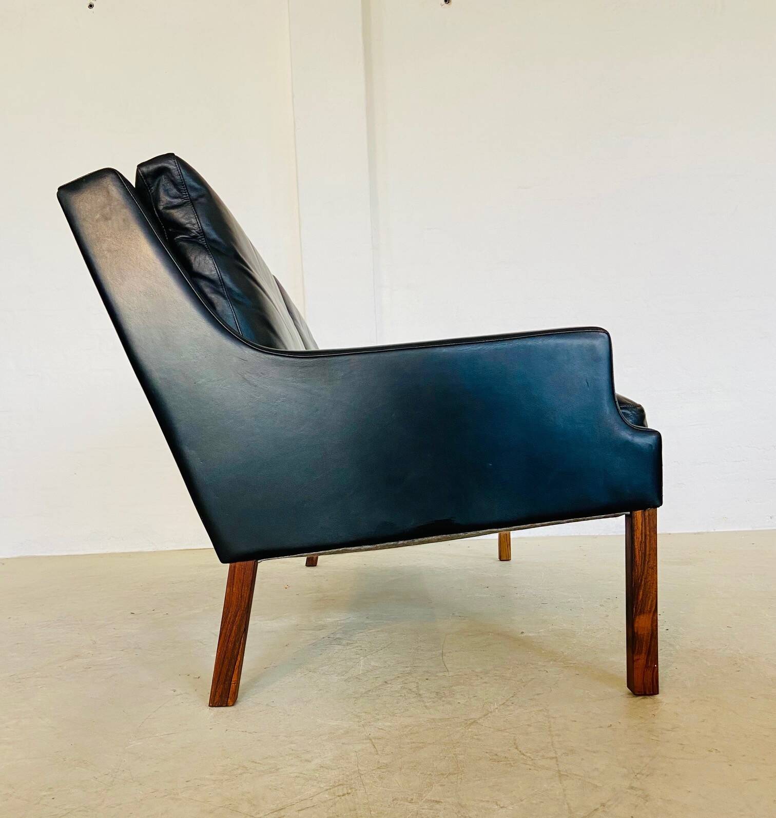 Vintage retro Danish mid-century G. Thams 2 person sofa & chair set