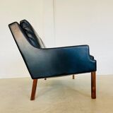 Ensemble canapé et fauteuil G. Thams pour 2 personnes, style rétro danois du milieu du siècle