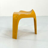 Yellow stool by Alexander Begge for Casala, 1970