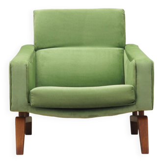 Green armchair, Danish design, 1970s, production: Denmark